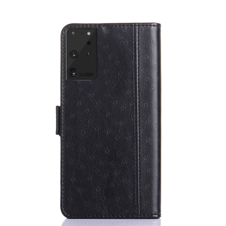 For Samsung Galaxy S21 Ultra 5G Ostrich Texture PU + TPU Horizontal Flip Leather Case with Holder & Card Slots & Wallet