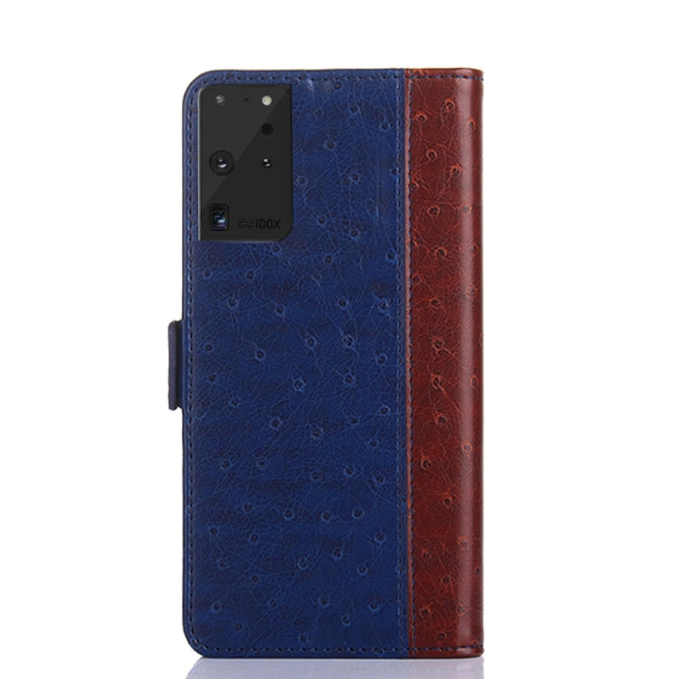 For Samsung Galaxy S21 Ultra 5G Ostrich Texture PU + TPU Horizontal Flip Leather Case with Holder & Card Slots & Wallet