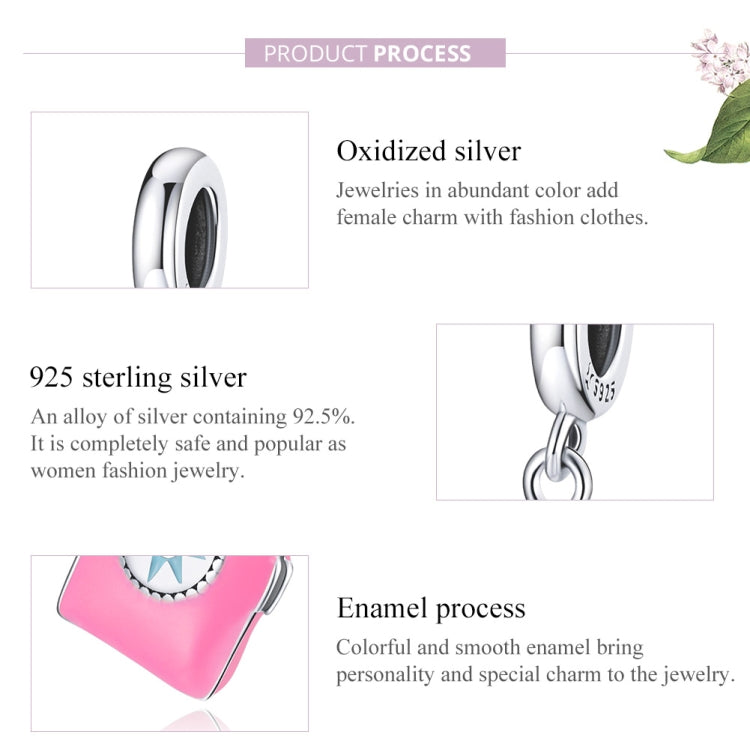 S925 Sterling Silver Love Diary Pendant DIY Bracelet Necklace Accessories
