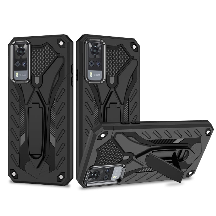 For vivo Y51 Shockproof TPU + PC Protective Case with Holder