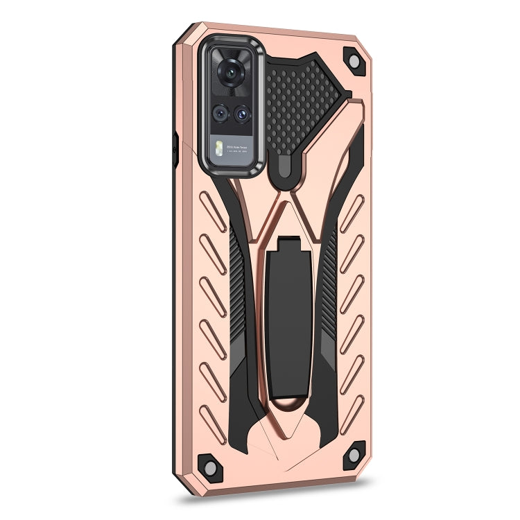 For vivo Y51 Shockproof TPU + PC Protective Case with Holder