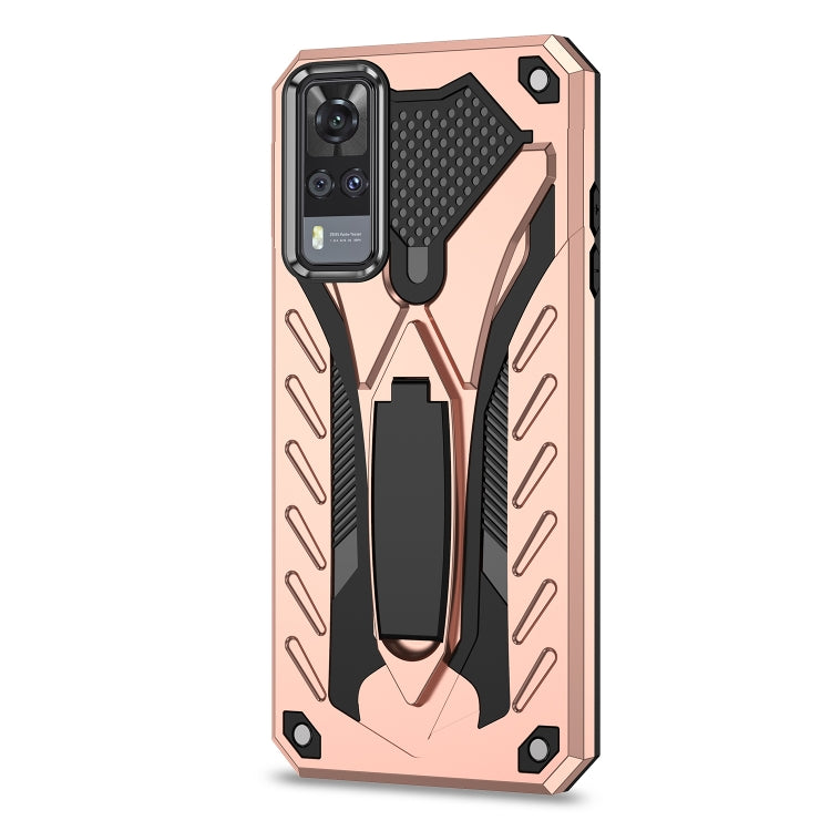 For vivo Y51 Shockproof TPU + PC Protective Case with Holder