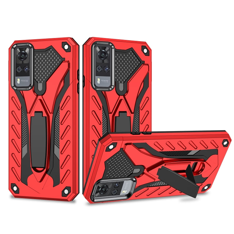 For vivo Y51 Shockproof TPU + PC Protective Case with Holder