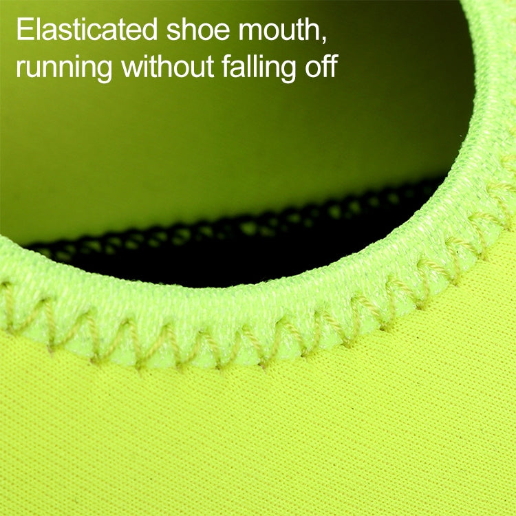 3mm Non-slip Rubber Embossing Texture Sole Solid Color Diving Shoes and Socks, One Pair, Size:L