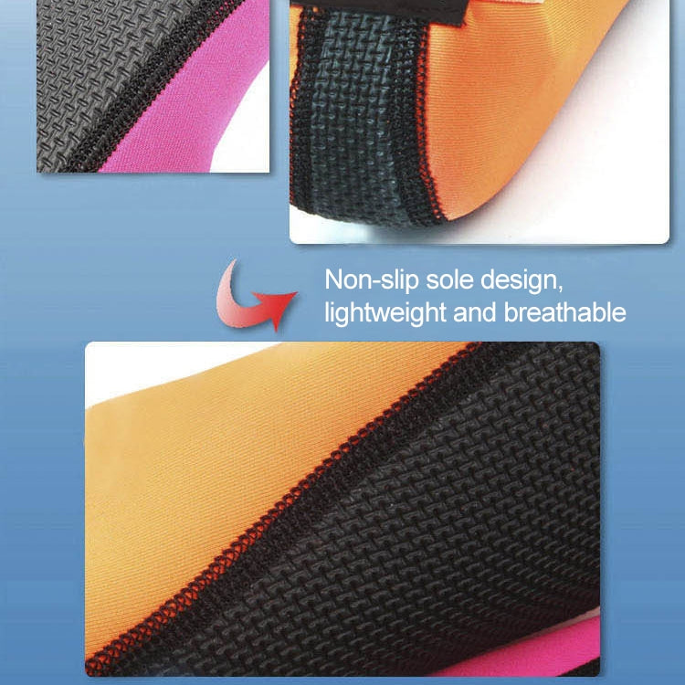 3mm Non-slip Rubber Embossing Texture Sole Solid Color Diving Shoes and Socks, One Pair, Size:XXXL