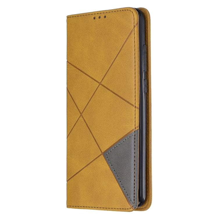 For Xiaomi Redmi Note 8 Pro Rhombus Texture Horizontal Flip Magnetic Leather Case with Holder & Card Slots