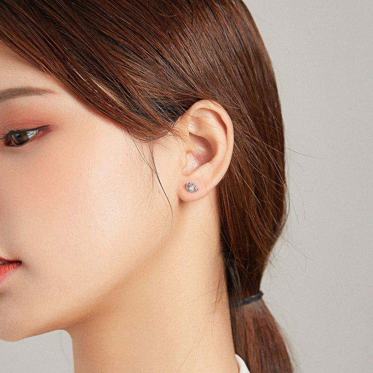S925 Sterling Silver Eye Of Lightning Women Earrings