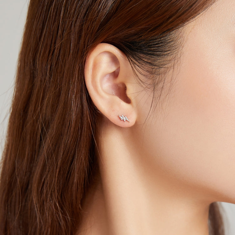 S925 Sterling Silver Eye Of Lightning Women Earrings