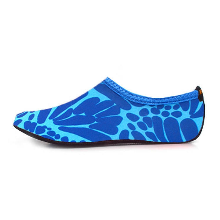 3mm Non-slip Rubber Embossing Texture Sole Figured Diving Shoes and Socks, One Pair, Size:S