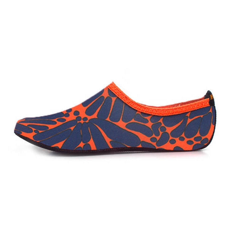 3mm Non-slip Rubber Embossing Texture Sole Figured Diving Shoes and Socks, One Pair, Size:XXL