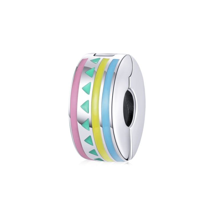 S925 Sterling Silver Round Colorful Beads DIY Bracelet Necklace Accessories