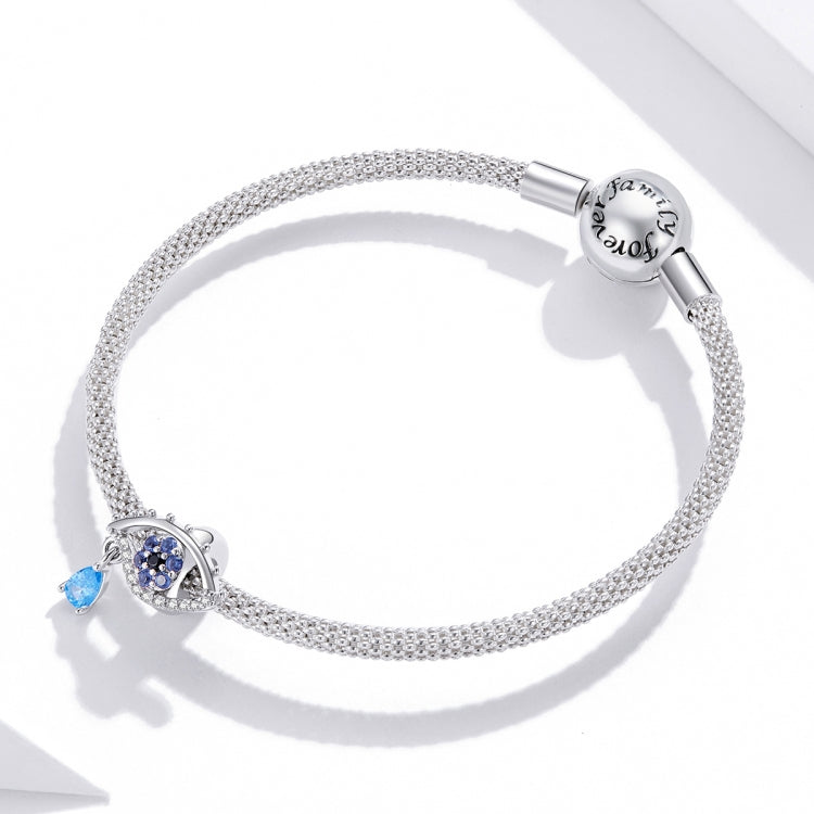 S925 Sterling Silver Mysterious Eye Beads DIY Bracelet Necklace Accessories