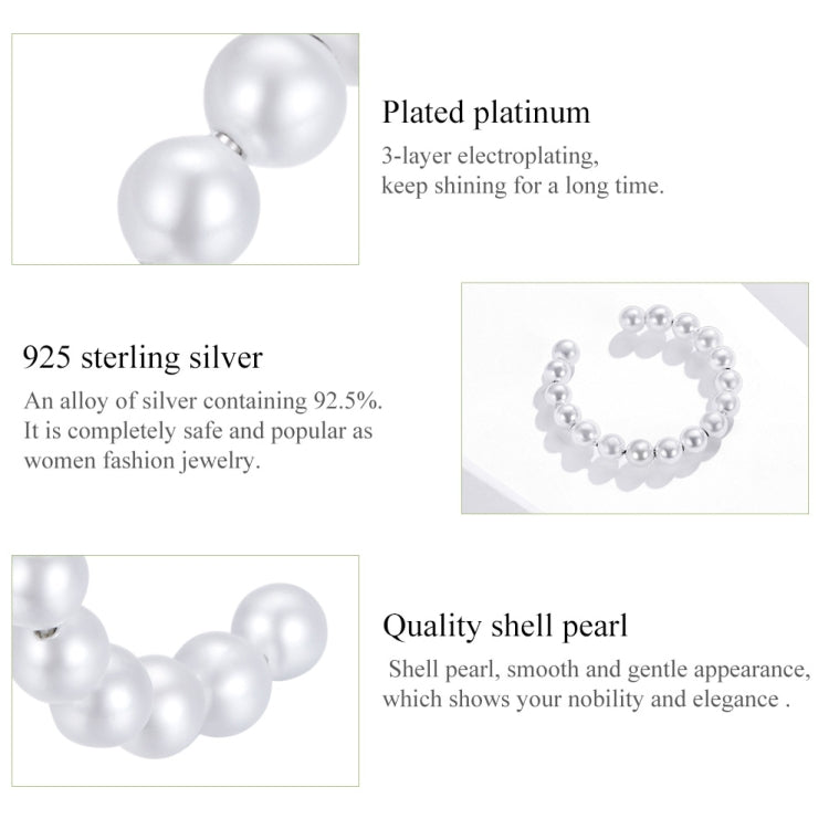 S925 Sterling Silver Fashion Shell Beads Women Earrings