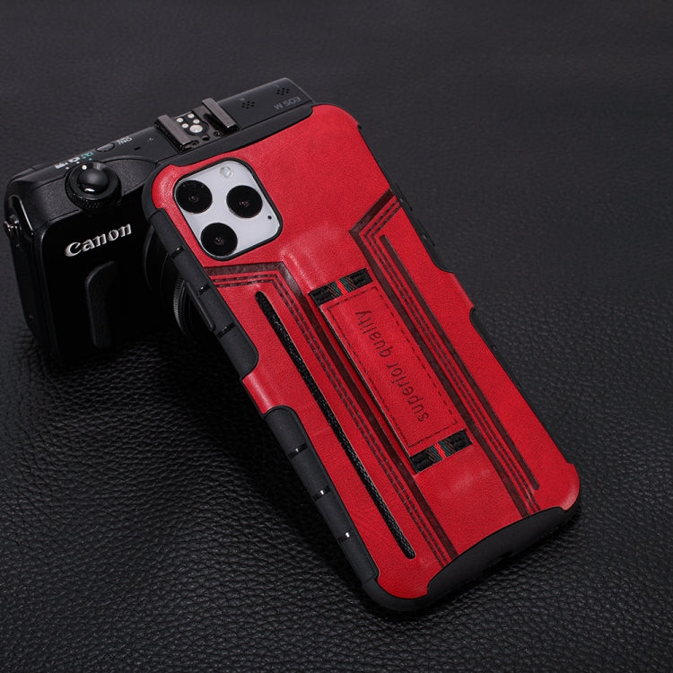 For iPhone 11 Four-Corner Shockproof Paste Skin TPU Protective Case with Card Slots