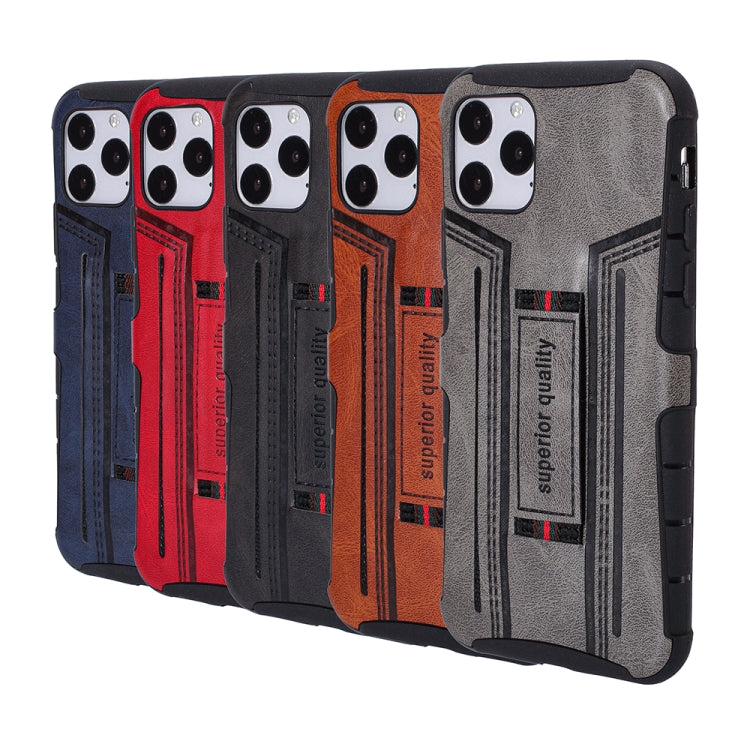 For iPhone 11 Pro Max Four-Corner Shockproof Paste Skin TPU Protective Case with Card Slots