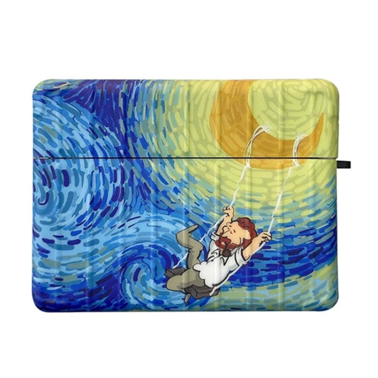 Van Gogh Oil Painting TPU Shockproof Earphone Protective Case For AirPods Pro
