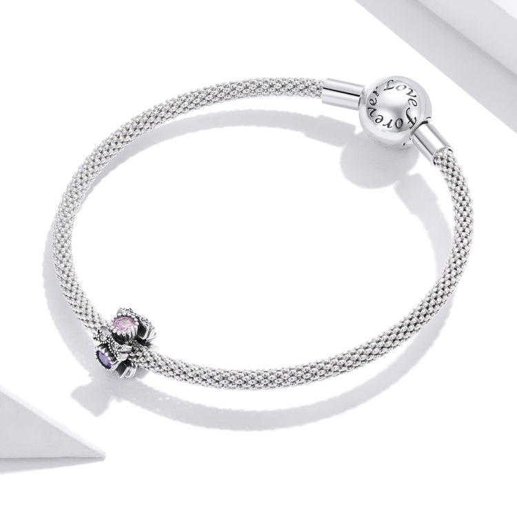 S925 Sterling Silver Vine Pattern Beads DIY Bracelet Necklace Accessories