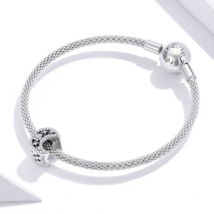 S925 Sterling Silver Moon Goddess Beads DIY Bracelet Necklace Accessories