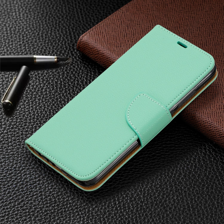 For Xiaomi Redmi Note 8 Litchi Texture Pure Color Horizontal Flip PU Leather Case with Holder & Card Slots & Wallet & Lanyard