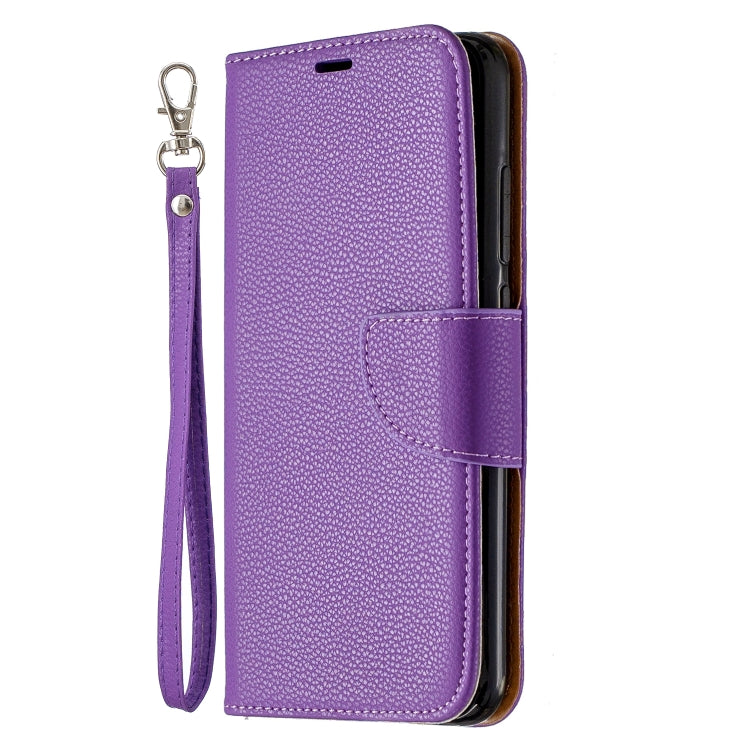 For Xiaomi Redmi Note 8 Litchi Texture Pure Color Horizontal Flip PU Leather Case with Holder & Card Slots & Wallet & Lanyard