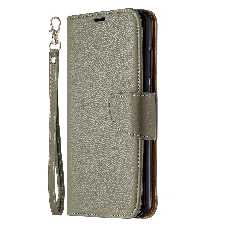 For Xiaomi Redmi Note 8 Litchi Texture Pure Color Horizontal Flip PU Leather Case with Holder & Card Slots & Wallet & Lanyard