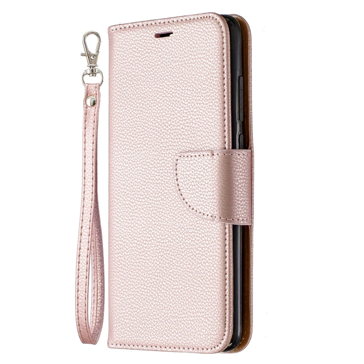 For Xiaomi Redmi Note 8 Pro Litchi Texture Pure Color Horizontal Flip PU Leather Case with Holder & Card Slots & Wallet & Lanyard