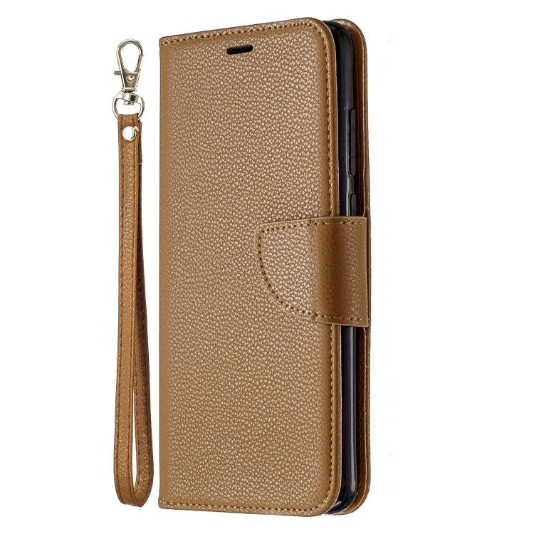 For Xiaomi Redmi Note 8 Pro Litchi Texture Pure Color Horizontal Flip PU Leather Case with Holder & Card Slots & Wallet & Lanyard