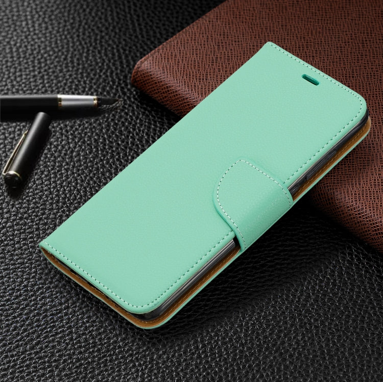 For Xiaomi Redmi Note 8 Pro Litchi Texture Pure Color Horizontal Flip PU Leather Case with Holder & Card Slots & Wallet & Lanyard