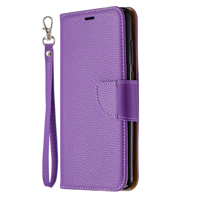 For Xiaomi Redmi Note 8 Pro Litchi Texture Pure Color Horizontal Flip PU Leather Case with Holder & Card Slots & Wallet & Lanyard