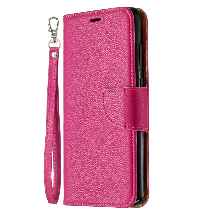 For Xiaomi Redmi Note 8 Pro Litchi Texture Pure Color Horizontal Flip PU Leather Case with Holder & Card Slots & Wallet & Lanyard