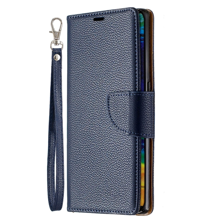 For Huawei Mate 30 Pro Litchi Texture Pure Color Horizontal Flip PU Leather Case with Holder & Card Slots & Wallet & Lanyard