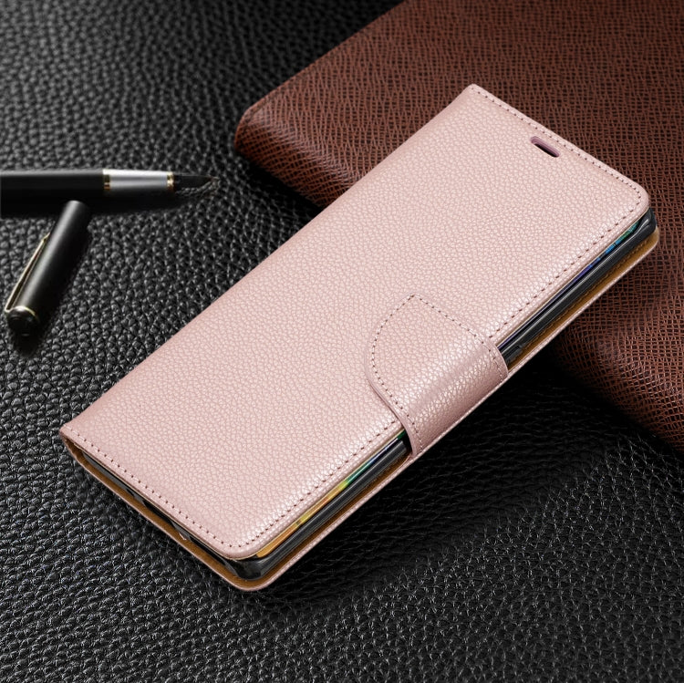 For Huawei Mate 30 Pro Litchi Texture Pure Color Horizontal Flip PU Leather Case with Holder & Card Slots & Wallet & Lanyard