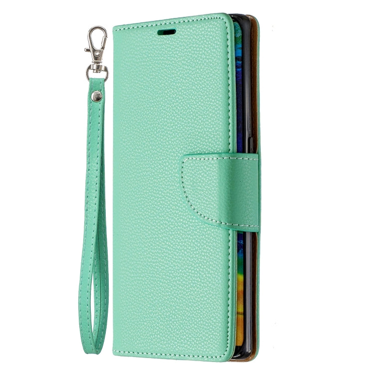 For Huawei Mate 30 Pro Litchi Texture Pure Color Horizontal Flip PU Leather Case with Holder & Card Slots & Wallet & Lanyard