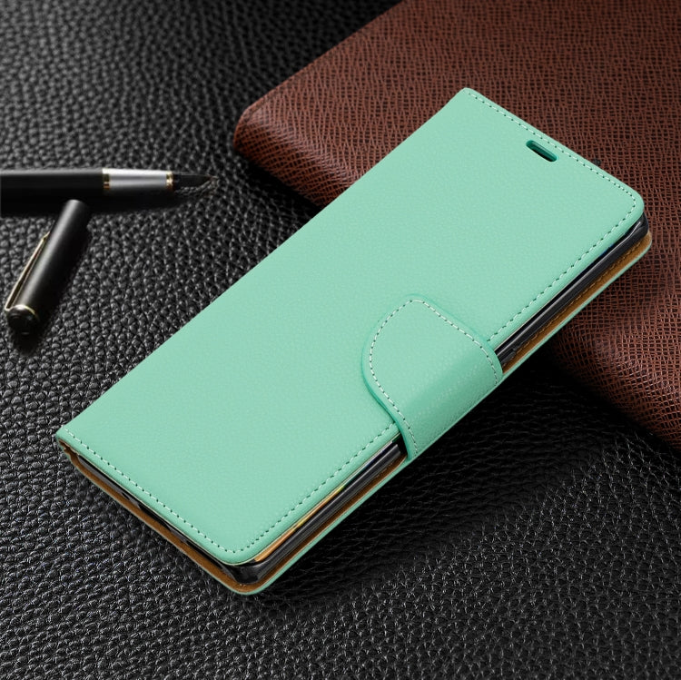 For Huawei Mate 30 Pro Litchi Texture Pure Color Horizontal Flip PU Leather Case with Holder & Card Slots & Wallet & Lanyard