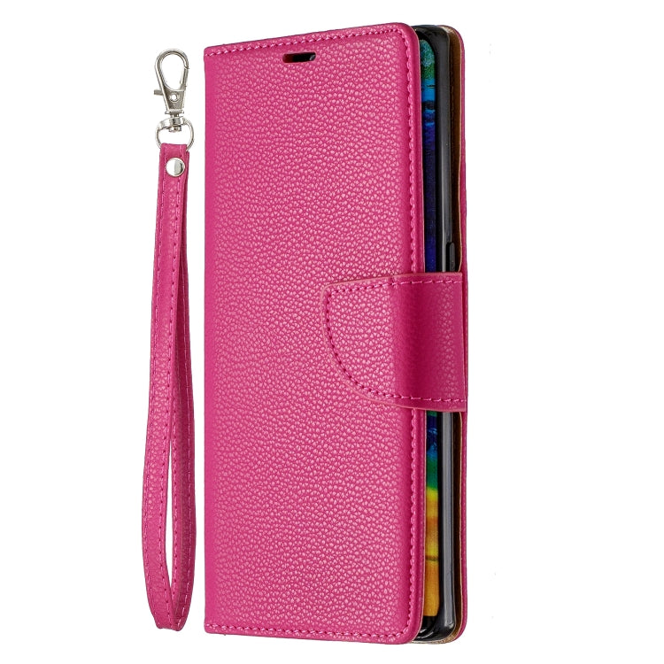 For Huawei Mate 30 Pro Litchi Texture Pure Color Horizontal Flip PU Leather Case with Holder & Card Slots & Wallet & Lanyard