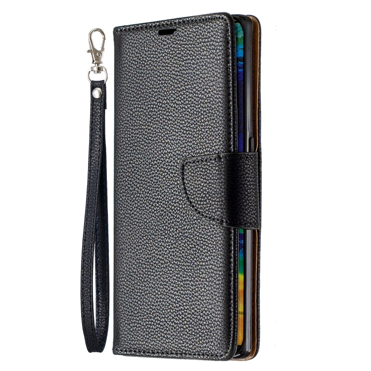 For Huawei Mate 30 Pro Litchi Texture Pure Color Horizontal Flip PU Leather Case with Holder & Card Slots & Wallet & Lanyard