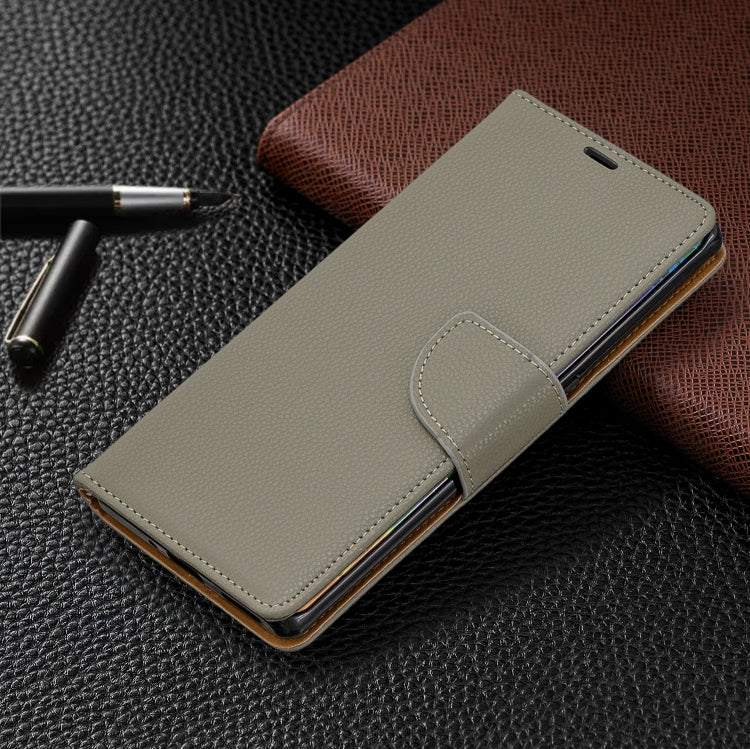 For Huawei Mate 30 Pro Litchi Texture Pure Color Horizontal Flip PU Leather Case with Holder & Card Slots & Wallet & Lanyard