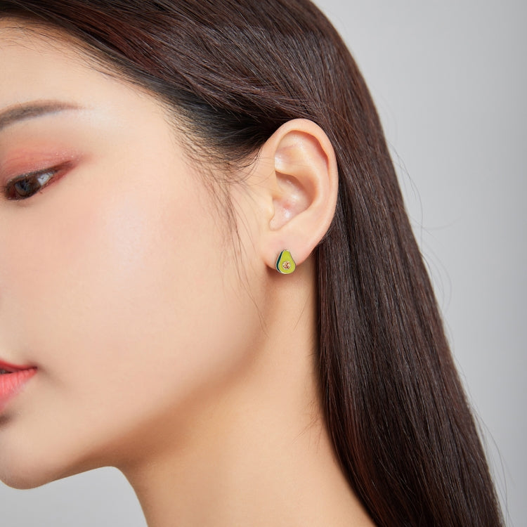 S925 Sterling Silver Avocado Women Earrings