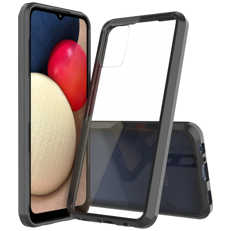 For Samsung Galaxy A02s (European Version) Scratchproof TPU + Acrylic Protective Case