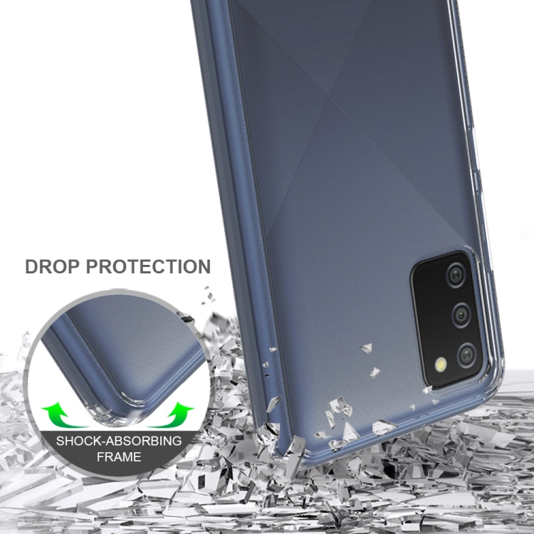 For Samsung Galaxy A02s (European Version) Scratchproof TPU + Acrylic Protective Case
