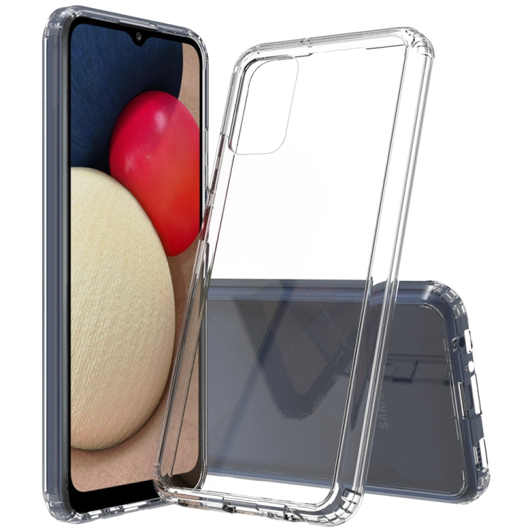 For Samsung Galaxy A02s (European Version) Scratchproof TPU + Acrylic Protective Case