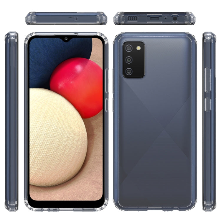 For Samsung Galaxy A02s (European Version) Scratchproof TPU + Acrylic Protective Case
