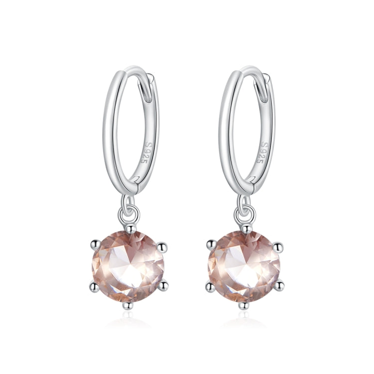 S925 Sterling Silver Water Drop Zircon Women Earrings