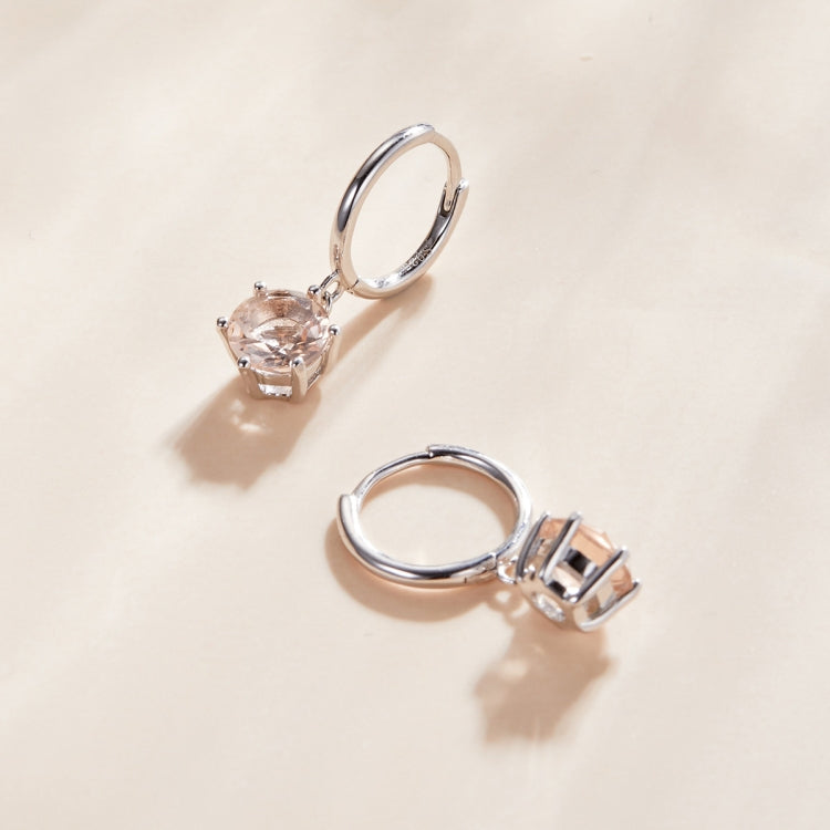S925 Sterling Silver Water Drop Zircon Women Earrings
