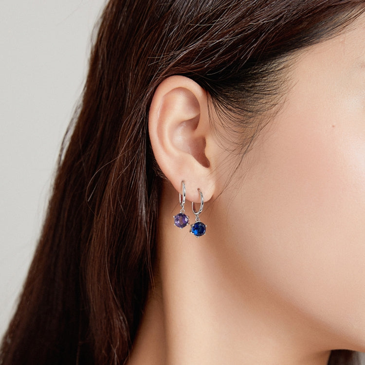 S925 Sterling Silver Water Drop Zircon Women Earrings