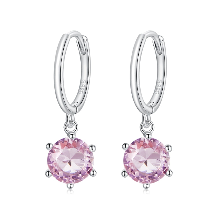S925 Sterling Silver Water Drop Zircon Women Earrings