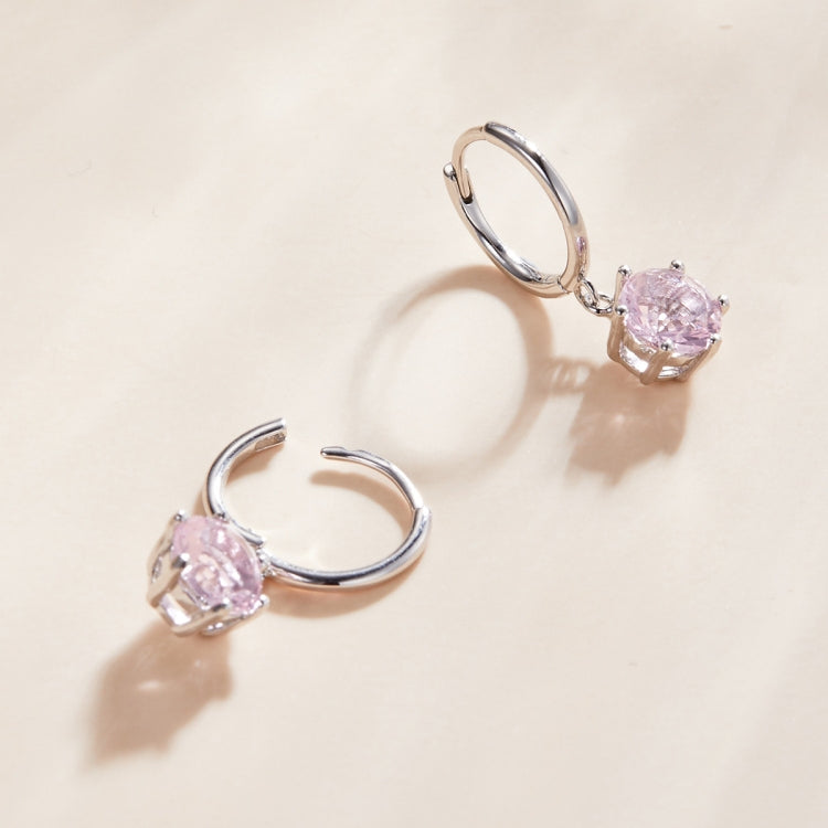 S925 Sterling Silver Water Drop Zircon Women Earrings