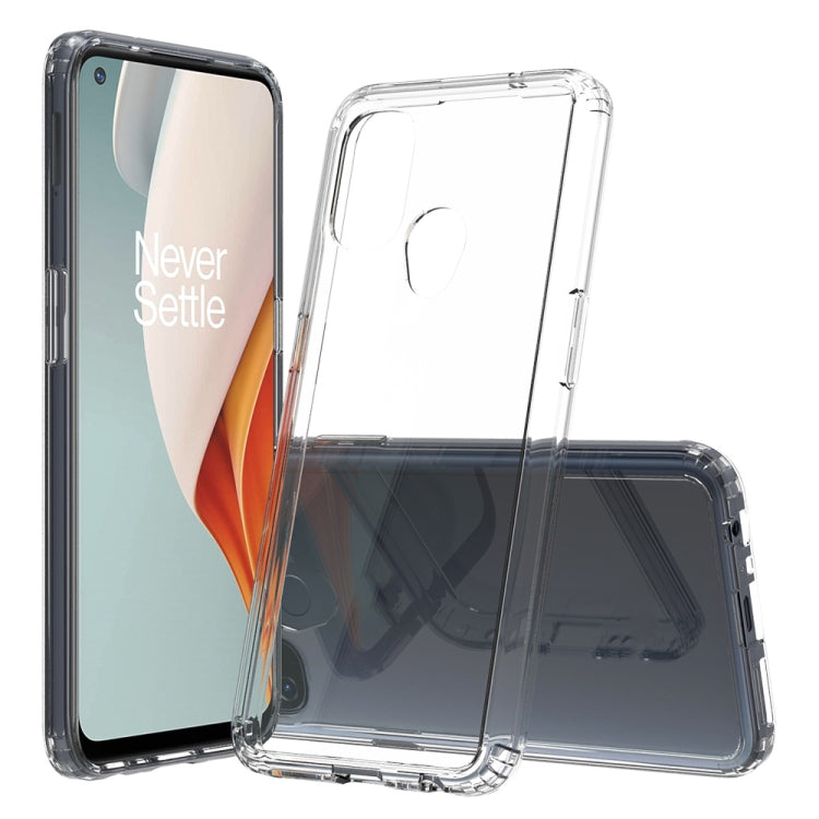 For OnePlus Nord N100 Shockproof Scratchproof TPU + Acrylic Protective Case