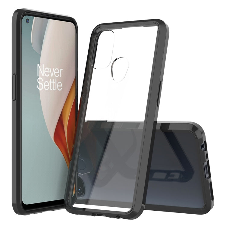 For OnePlus Nord N100 Shockproof Scratchproof TPU + Acrylic Protective Case
