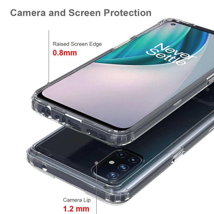 For OnePlus Nord N10 5G Shockproof Scratchproof TPU + Acrylic Protective Case